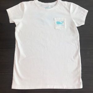 New Vineyard Vines SS Tee, Girls size Large, White